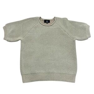 VICI Women's Textured Knit Puff Sleeve Top Size Small, rolled neck